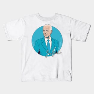 Joe Biden / Retro Style Illustration Design Kids T-Shirt